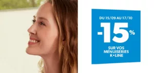 Du 15 septembre au 17 octobre 2025, profitez de -15 % de remise sur toute la gamme dans notre showroom de Genech.